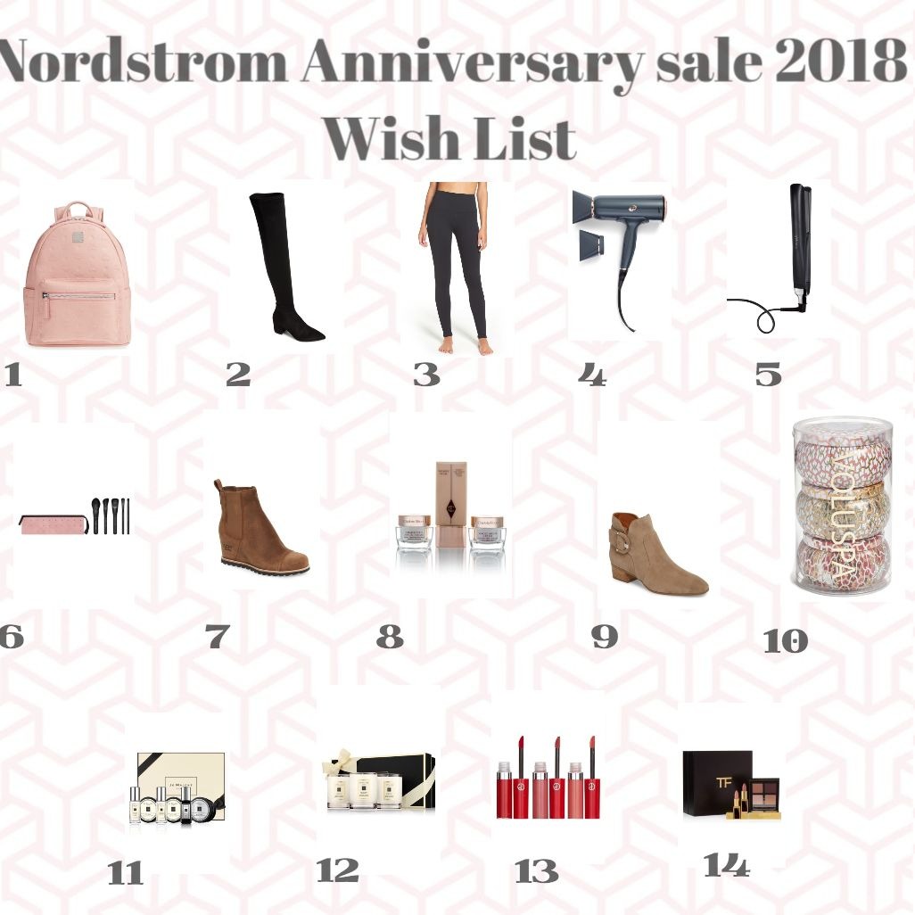 Nordstrom Anniversary Sale 2018 Wish List